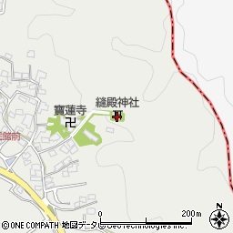 縫殿神社周辺の地図