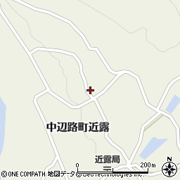 和歌山県田辺市中辺路町近露258周辺の地図