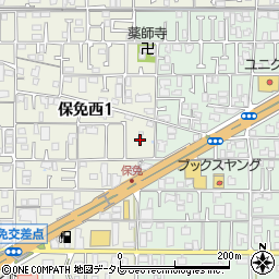 日招八幡大神社周辺の地図