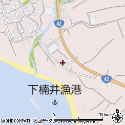 和歌山県御坊市名田町楠井993周辺の地図