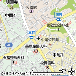 岩尾内科医院周辺の地図