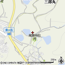 福岡県宗像市三郎丸周辺の地図