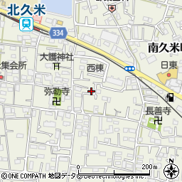 愛媛県松山市南久米町176-8周辺の地図