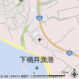 和歌山県御坊市名田町楠井995周辺の地図