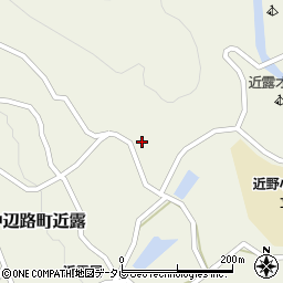 和歌山県田辺市中辺路町近露231周辺の地図