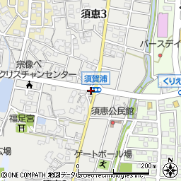 須賀浦周辺の地図