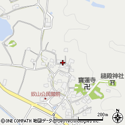 福岡県福津市奴山884周辺の地図