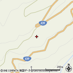 高知県長岡郡大豊町西峯1315周辺の地図