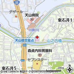 伊丹十三記念館周辺の地図