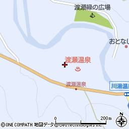 和歌山県田辺市本宮町渡瀬1063周辺の地図