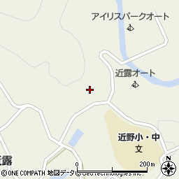和歌山県田辺市中辺路町近露192周辺の地図