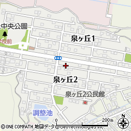 福岡県宗像市泉ヶ丘周辺の地図