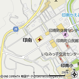 ホームストック印南店周辺の地図