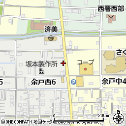 トマト薬局　余戸西店周辺の地図