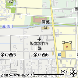 愛媛県松山市余戸西6丁目11周辺の地図