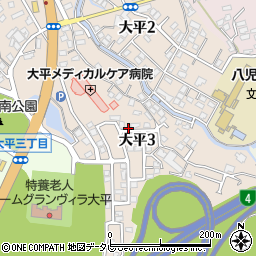 福岡県北九州市八幡西区大平3丁目13-6周辺の地図