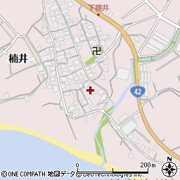 和歌山県御坊市名田町楠井659周辺の地図