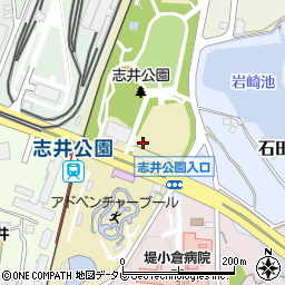 〒802-0984 福岡県北九州市小倉南区志井公園の地図
