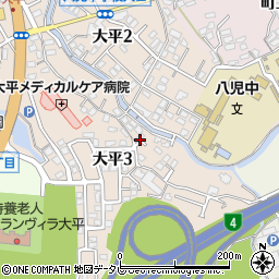 福岡県北九州市八幡西区大平3丁目3-17周辺の地図