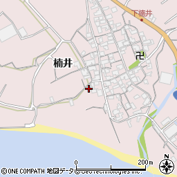 和歌山県御坊市名田町楠井614周辺の地図