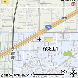 はま寿司松山保免店周辺の地図