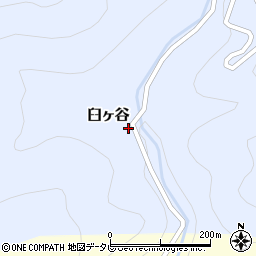 徳島県那賀郡那賀町臼ヶ谷8周辺の地図