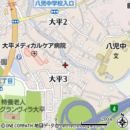 福岡県北九州市八幡西区大平3丁目3-20周辺の地図