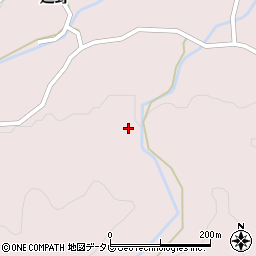 徳島県那賀郡那賀町延野周辺の地図