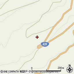 高知県長岡郡大豊町西峯1274周辺の地図