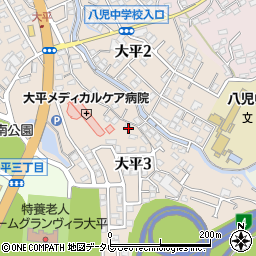 福岡県北九州市八幡西区大平3丁目2-35周辺の地図