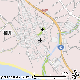 和歌山県御坊市名田町楠井1869周辺の地図