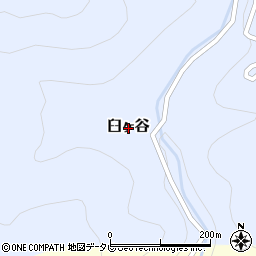 徳島県那賀郡那賀町臼ヶ谷周辺の地図