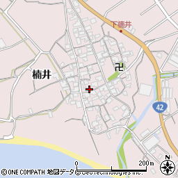和歌山県御坊市名田町楠井549-1周辺の地図