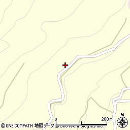 高知県長岡郡大豊町桃原1166周辺の地図