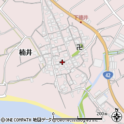 和歌山県御坊市名田町楠井548周辺の地図