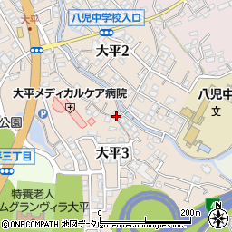 福岡県北九州市八幡西区大平3丁目1-1周辺の地図