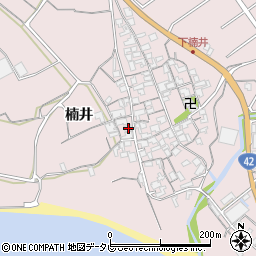 和歌山県御坊市名田町楠井557-1周辺の地図