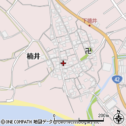 和歌山県御坊市名田町楠井553周辺の地図