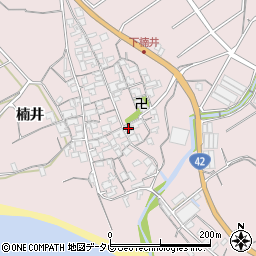 和歌山県御坊市名田町楠井1870-4周辺の地図