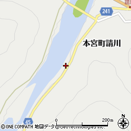 和歌山県田辺市本宮町請川236周辺の地図