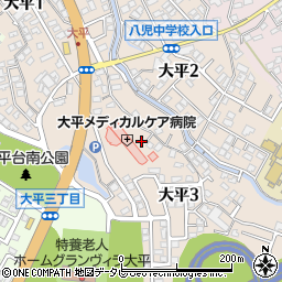 福岡県北九州市八幡西区大平3丁目2-29周辺の地図