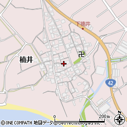 和歌山県御坊市名田町楠井545周辺の地図