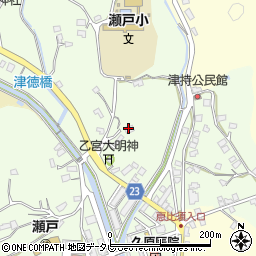 長崎県壱岐市芦辺町箱崎大左右触周辺の地図