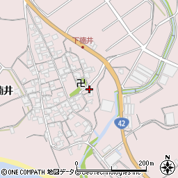 和歌山県御坊市名田町楠井1865周辺の地図