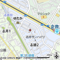 志井サンハイツ１９棟周辺の地図