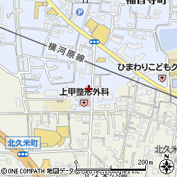 愛媛県松山市福音寺町25周辺の地図