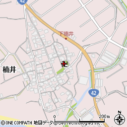 和歌山県御坊市名田町楠井1877周辺の地図