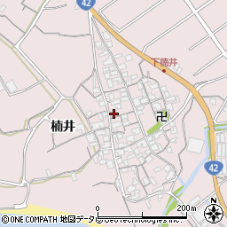 和歌山県御坊市名田町楠井538-1周辺の地図