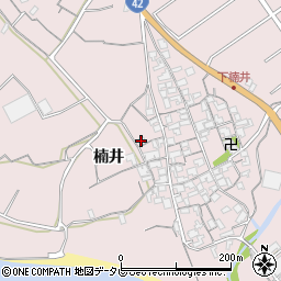 和歌山県御坊市名田町楠井527周辺の地図