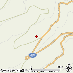 高知県長岡郡大豊町西峯1234周辺の地図